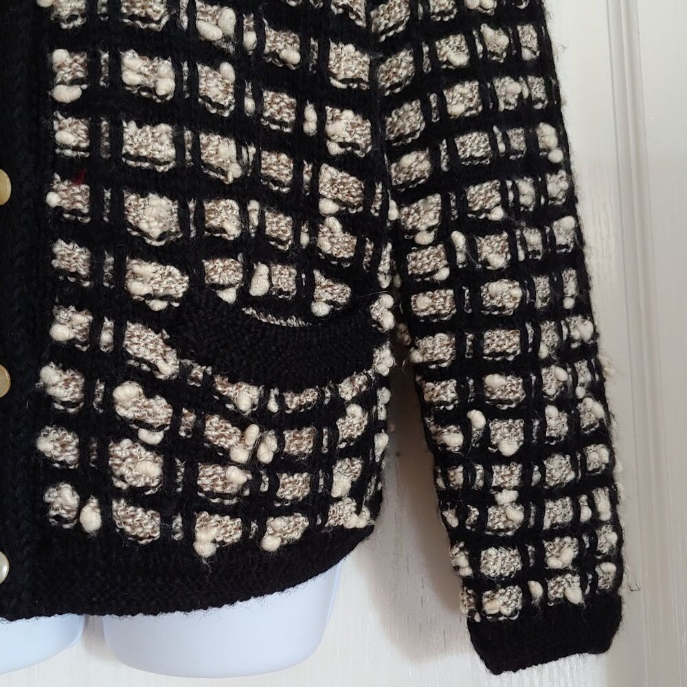 The Peruvian Connection Textured Bubble 3d Knit W… - image 6